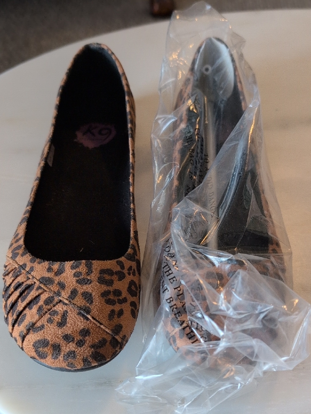Rocket Dog Leopard Print Ballet Flats - Women's Brown Animal Print